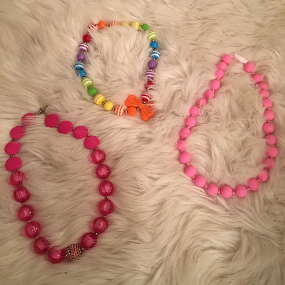 Gumball necklaces-set of 3